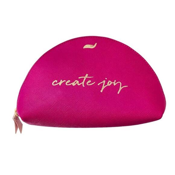 New Elevation by Tina Wells Vegan Leather Everything Bag Create Joy Pink - Picture 1 of 3